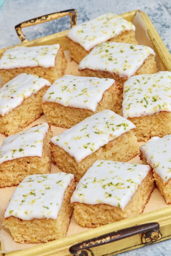 Mary Berry Lemon Lime Traybake