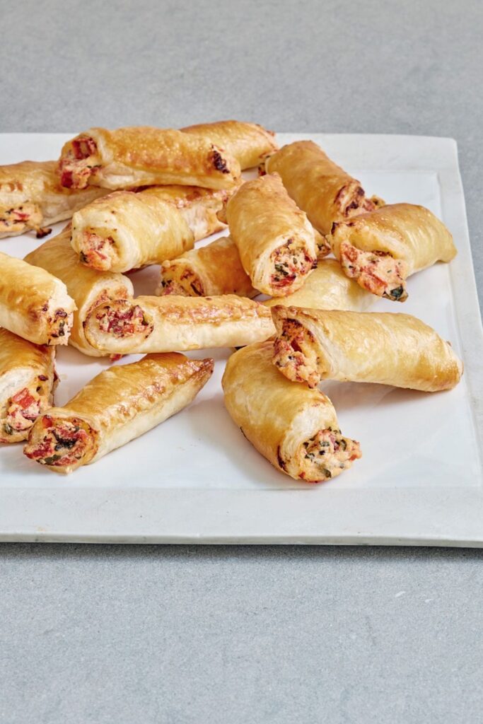 Mary Berry Roasted Pepper and Ricotta Rolls