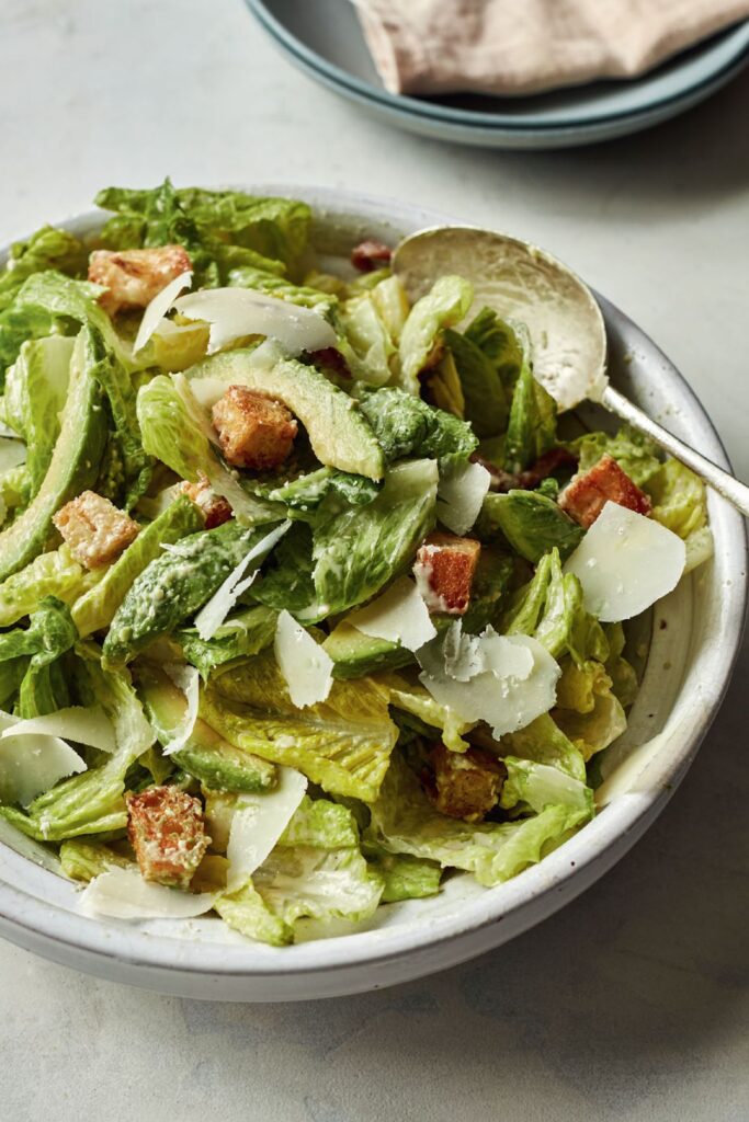 Mary Berry Avocado Caesar Salad