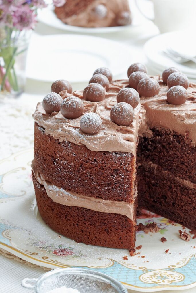 Mary Berry Malted Chocolate Cake