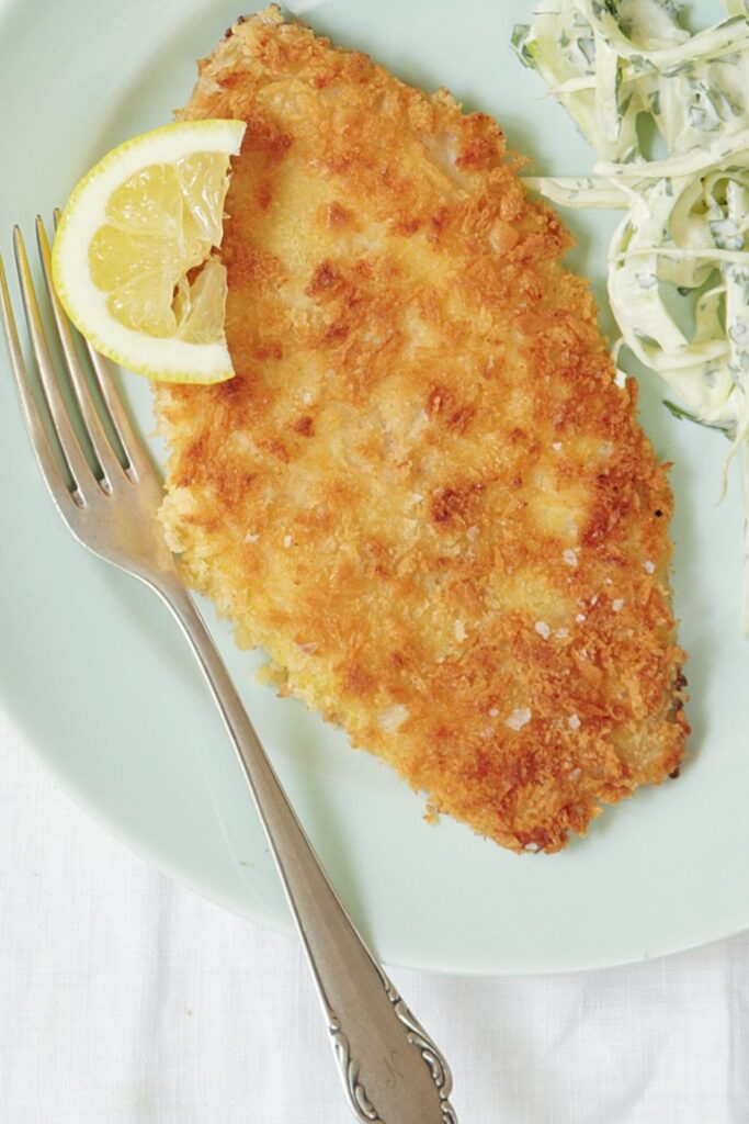 Mary Berry Lemon Sole With Fennel Slaw