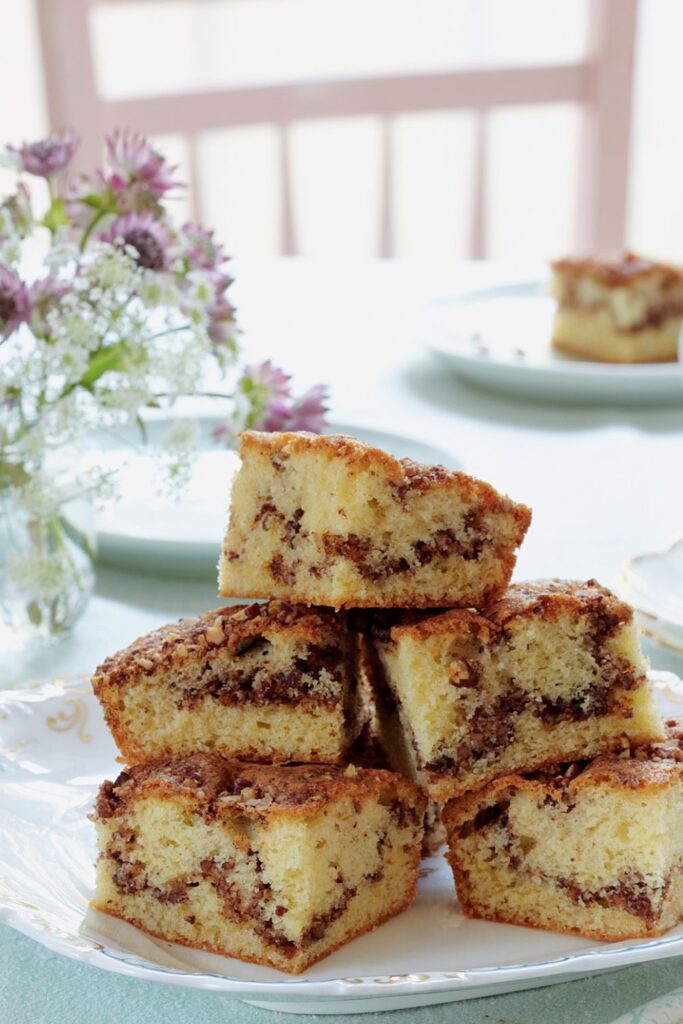 Mary Berry Pecan and Cinnamon Ripple Squares