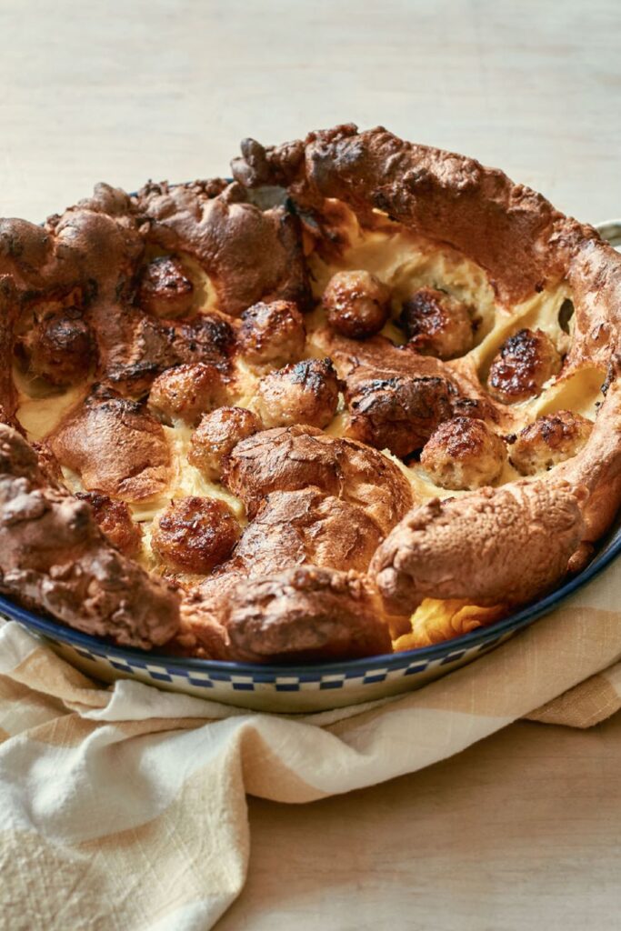 Mary Berry Meatball Toad in the Hole