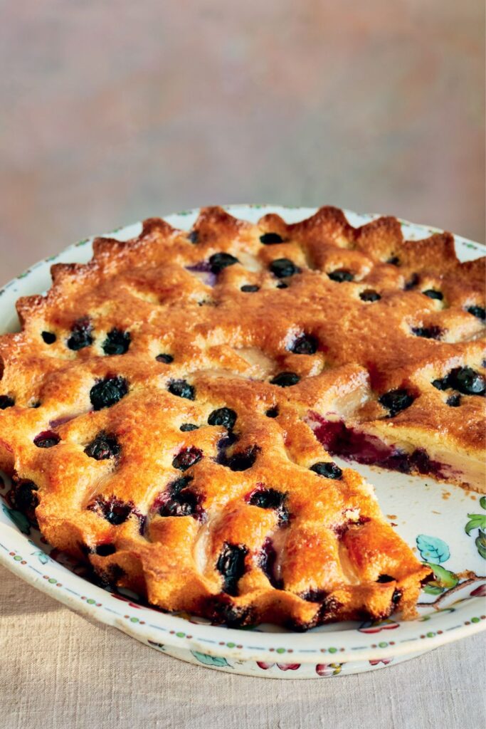 Mary Berry Pear and Blueberry Galette