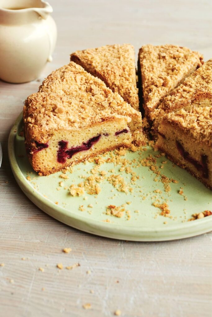 Mary Berry Plum Crumble Cake