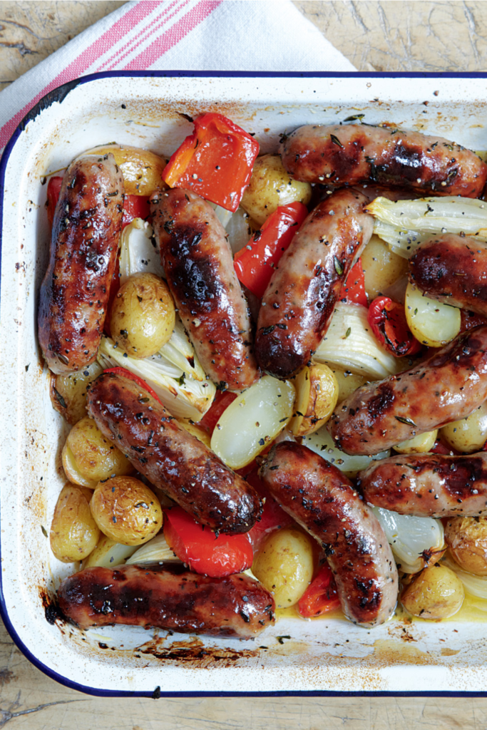 Mary Berry Roasted Sausage and Potato Supper