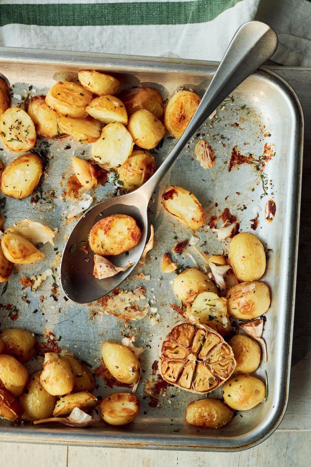 Mary Berry Garlic Roasted Potatoes with Rosemary