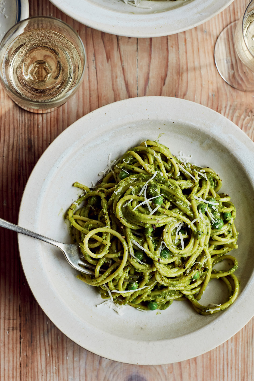 Mary Berry Pea and Pesto Spaghetti