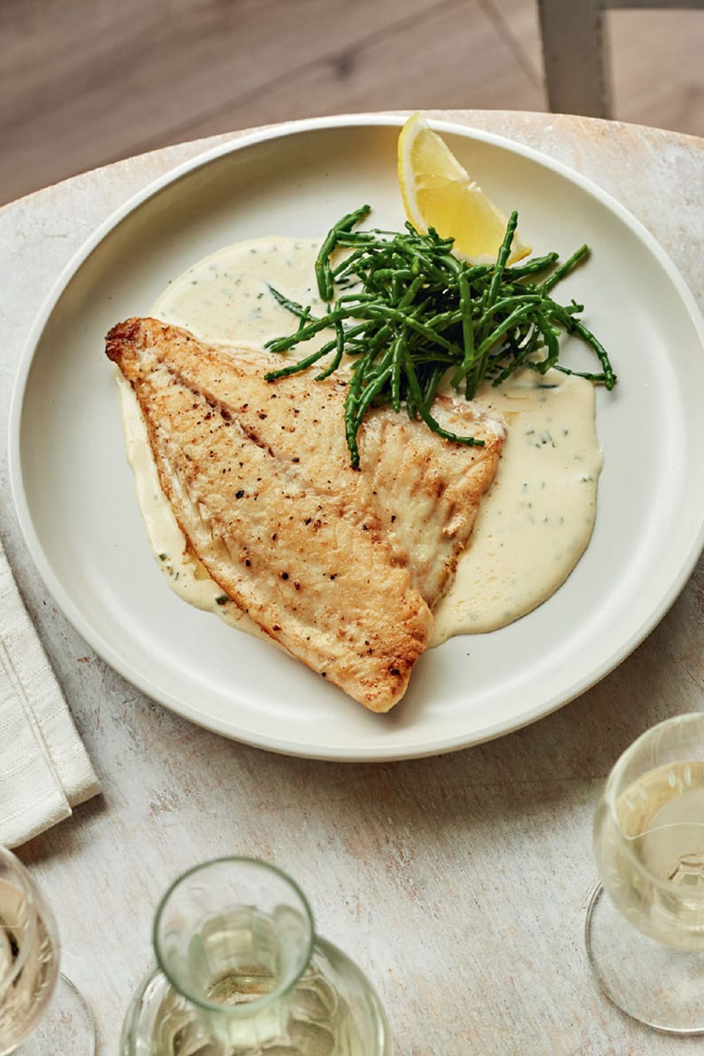 Mary Berry Sea Bream and Chive Cream Sauce