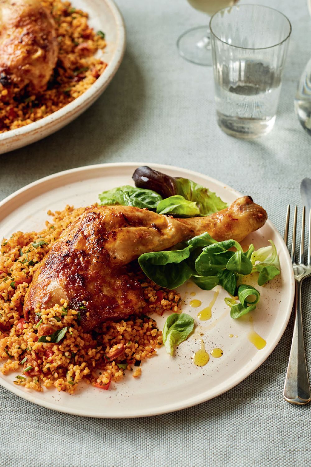 Mary Berry Chicken Legs With Smoky Bulgur Wheat