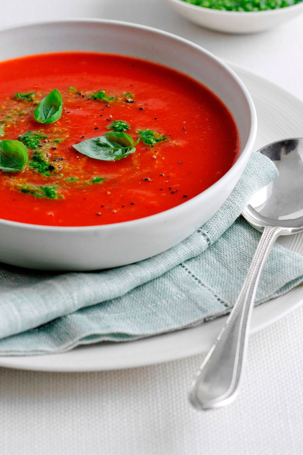 Mary Berry Easy Tomato Soup With Pesto Recipe