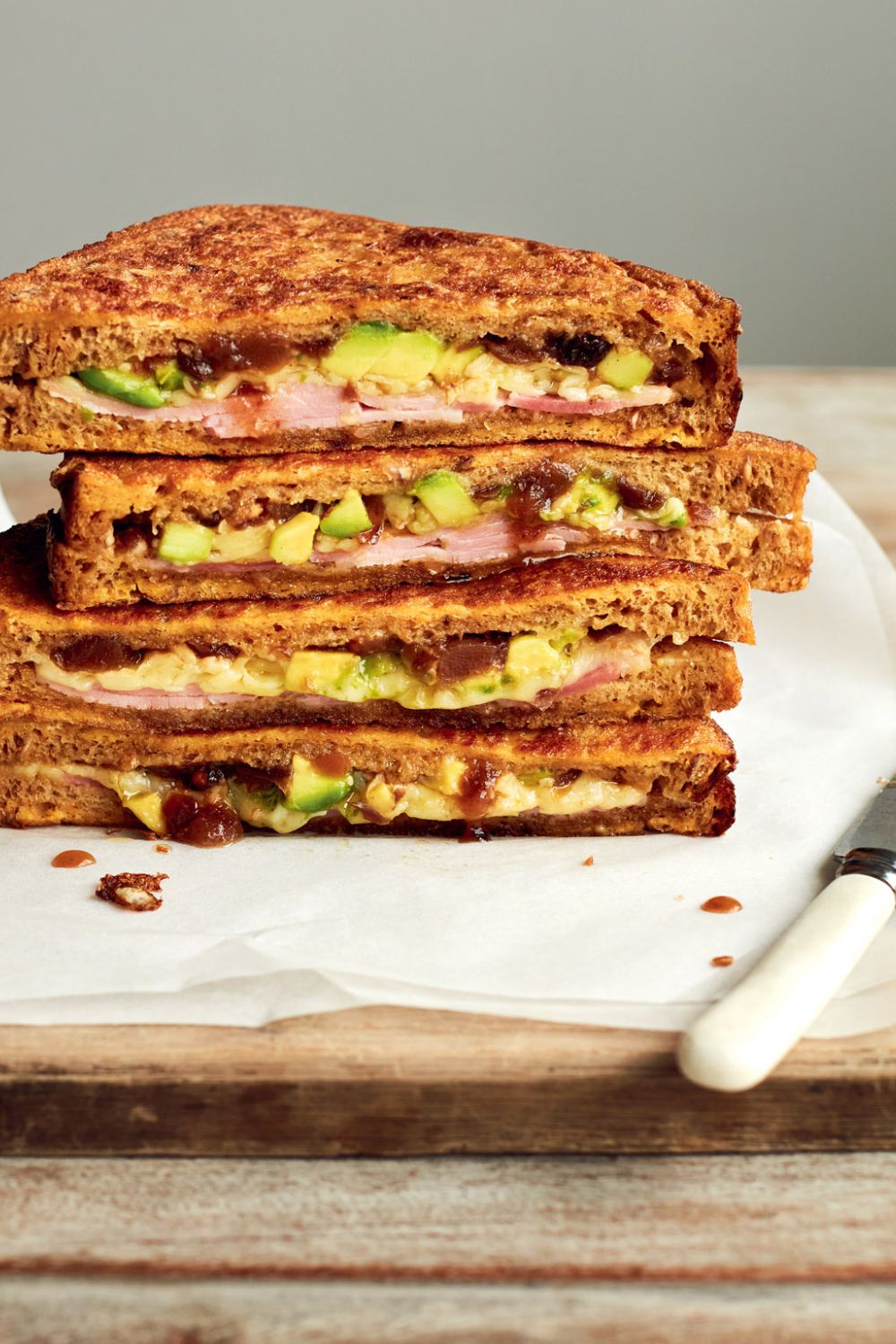 Mary Berry Eggy Bread Avocado and Ham Sandwich