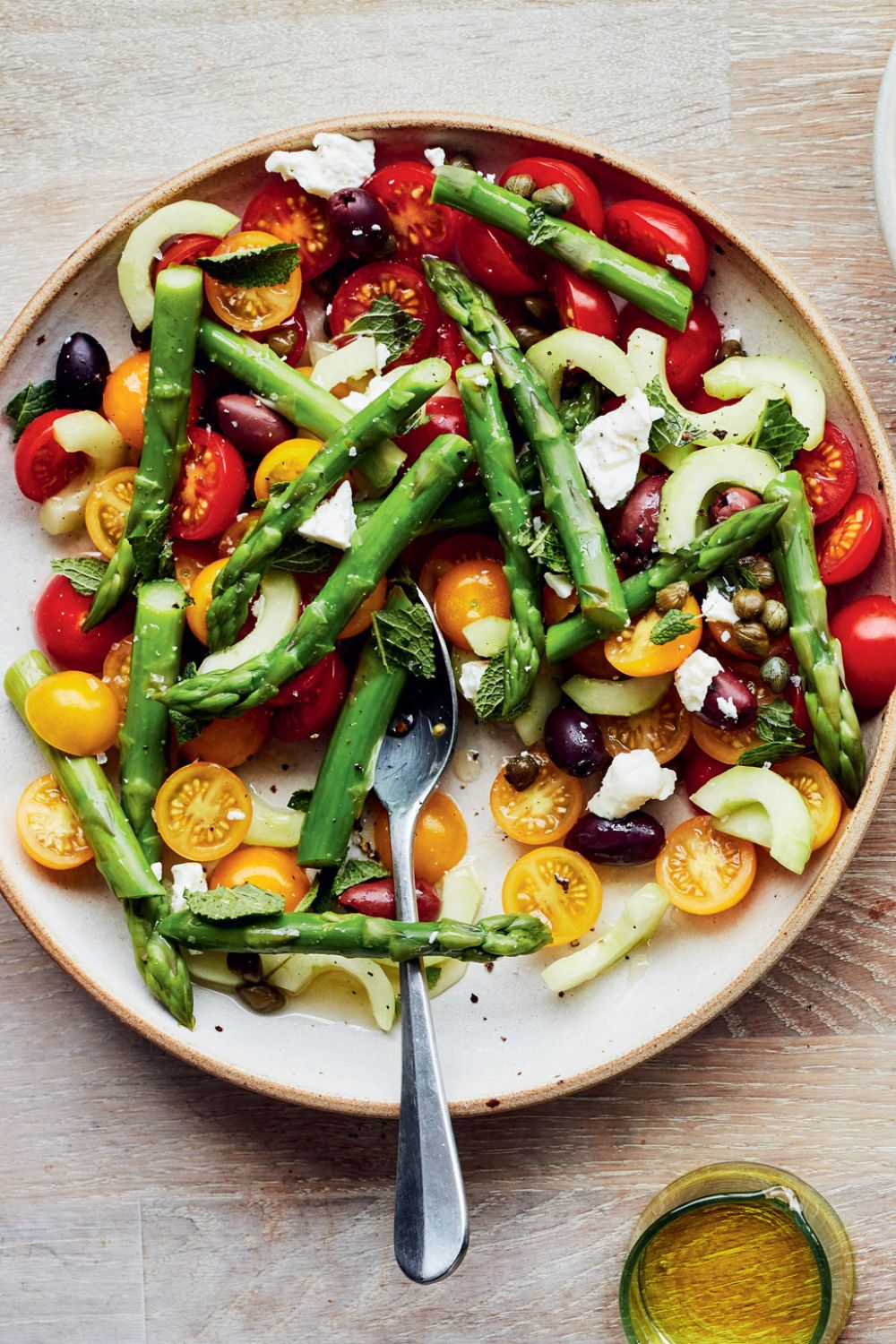 Mary Berry Greek Salad with Asparagus Recipe