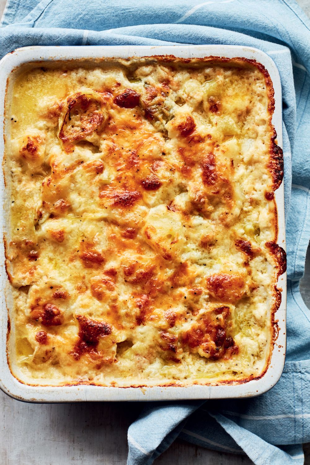 Mary Berry Leek and Potato Gratin