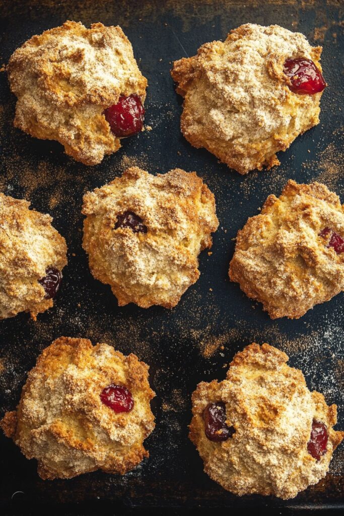 Mary Berry Cherry Rock Cakes