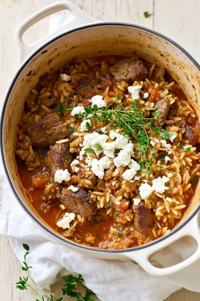 Mary Berry Greek Lamb Pilaf With Orzo