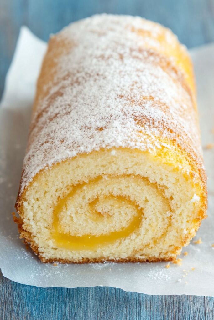 Mary Berry Lemon Swiss Roll