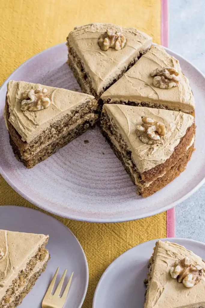 Mary Berry Coffee and Walnut Sponge Cake