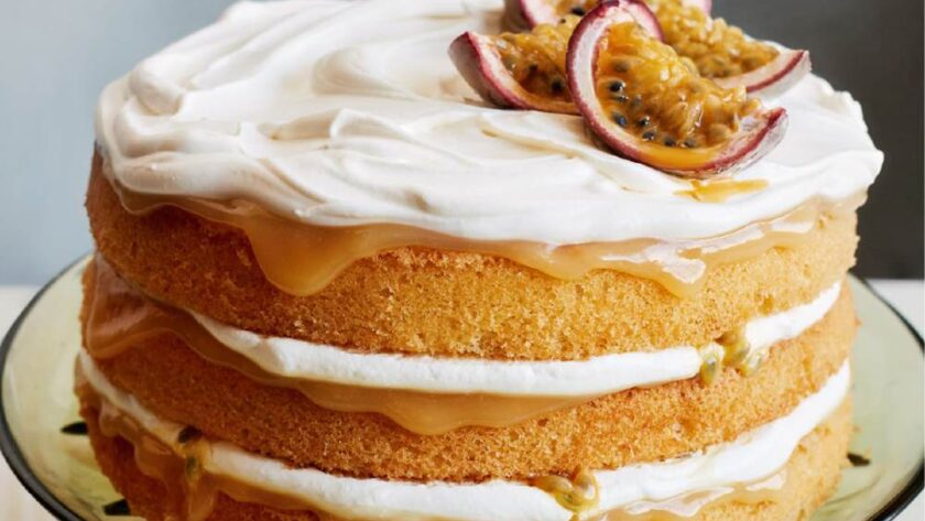 Mary Berry Lemon and Passion Fruit Cake