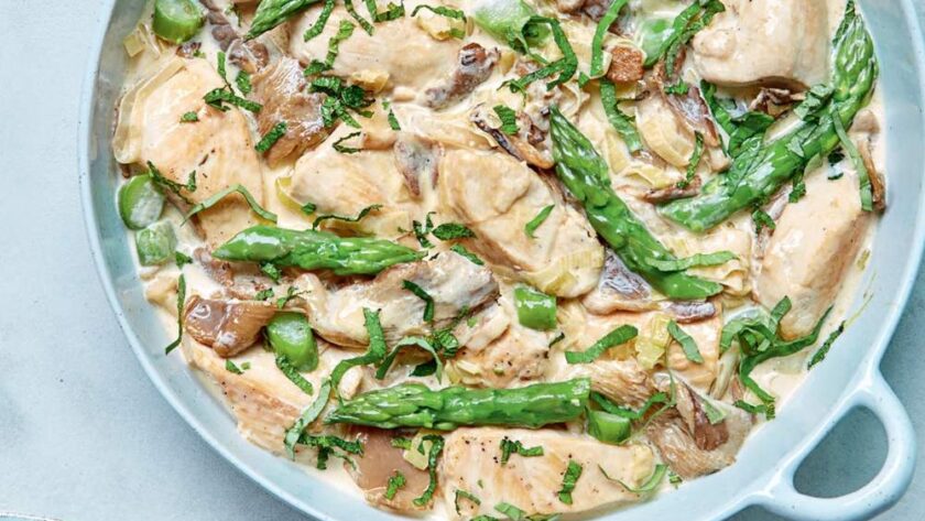 Mary Berry Chicken and Asparagus Fricassee