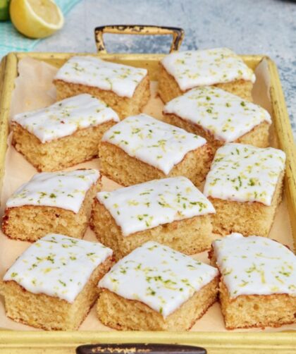 Mary Berry Lemon Lime Traybake