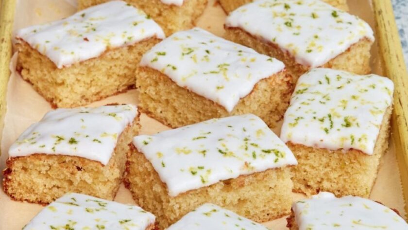 Mary Berry Lemon Lime Traybake