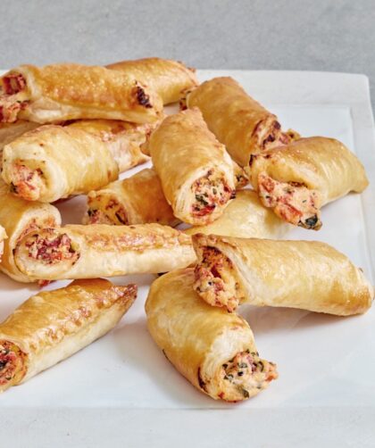 Mary Berry Roasted Pepper and Ricotta Rolls