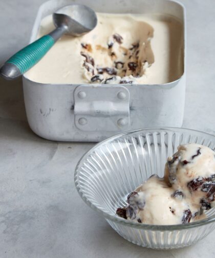 Mary Berry Rum and Raisin Ice Cream