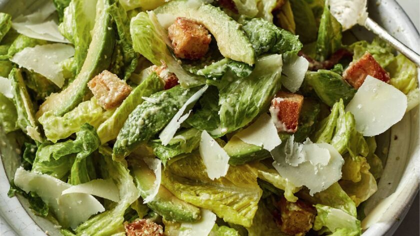 Mary Berry Avocado Caesar Salad