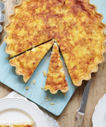 Mary Berry Leek and Bacon Quiche