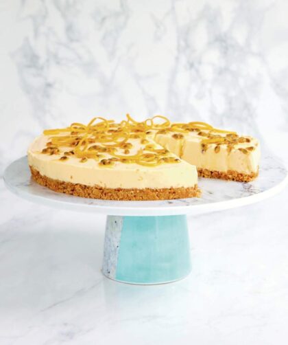 Mary Berry Passion Fruit and Orange Cheesecake