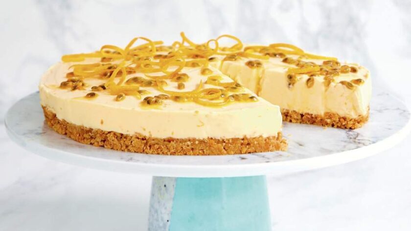 Mary Berry Passion Fruit and Orange Cheesecake