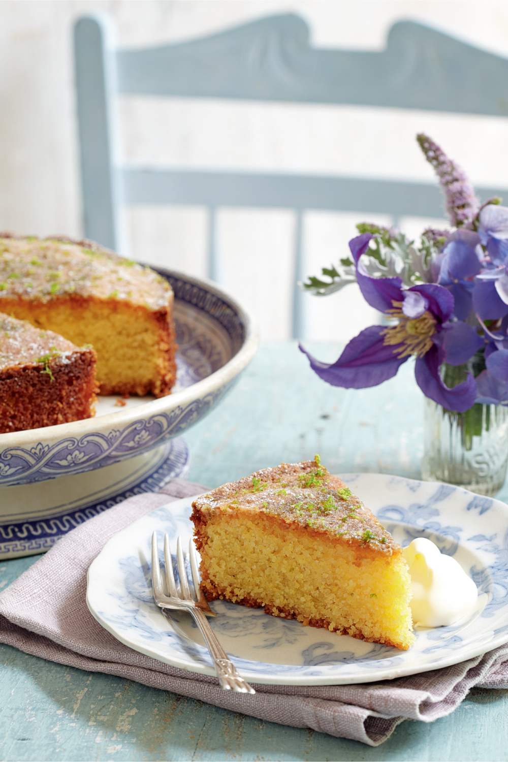 Mary Berry Lime and Polenta Cake