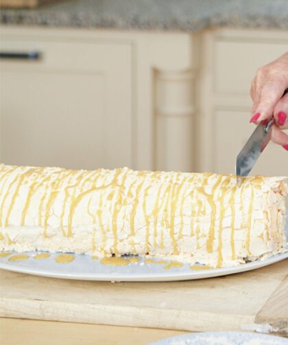 Mary Berry Banoffee Meringue Roulade