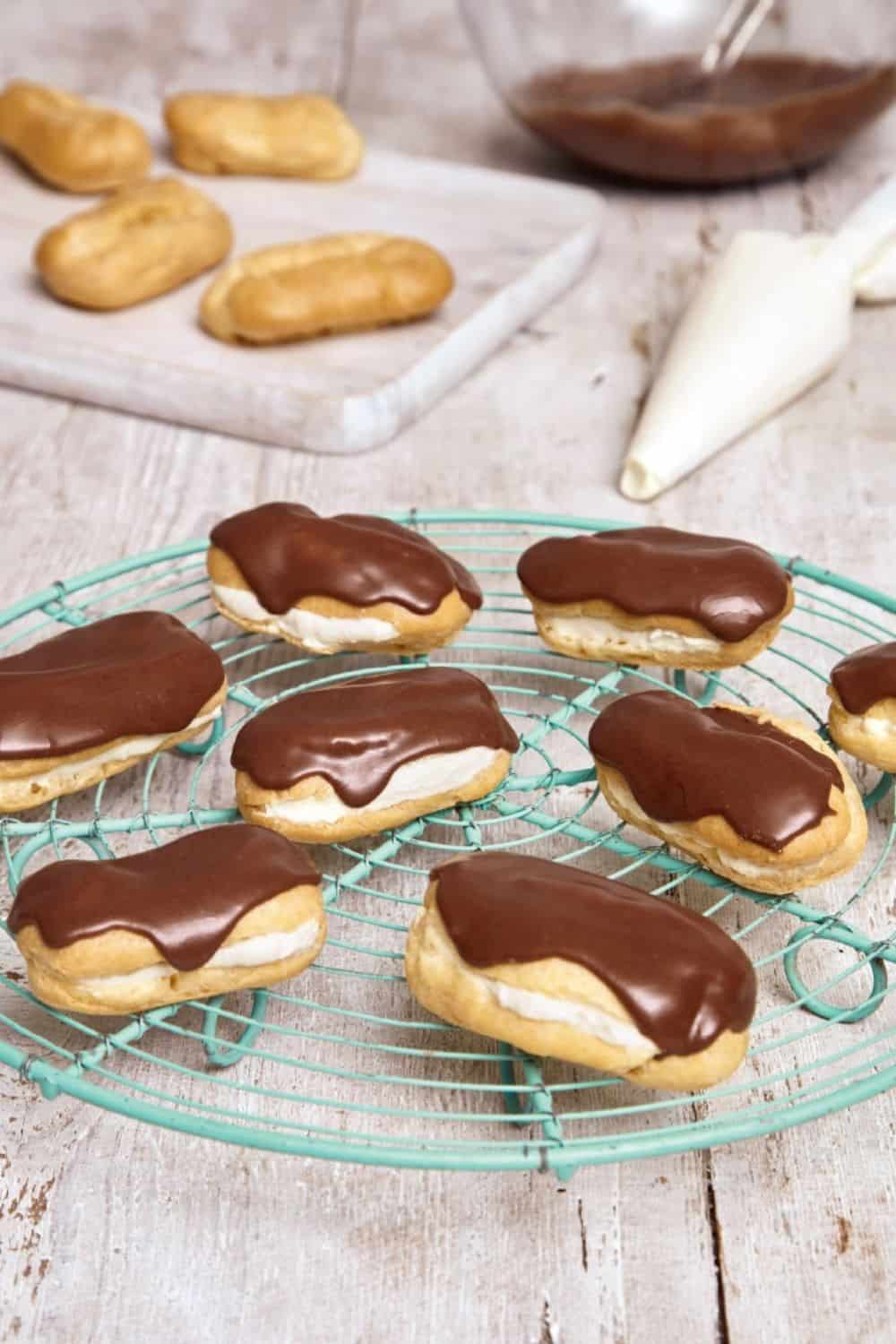 CHOCOLATE ECLAIRS RECIPE MARY BERRY visual data 7