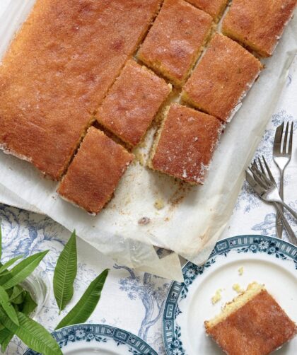 Mary Berry Lemon Drizzle Traybake