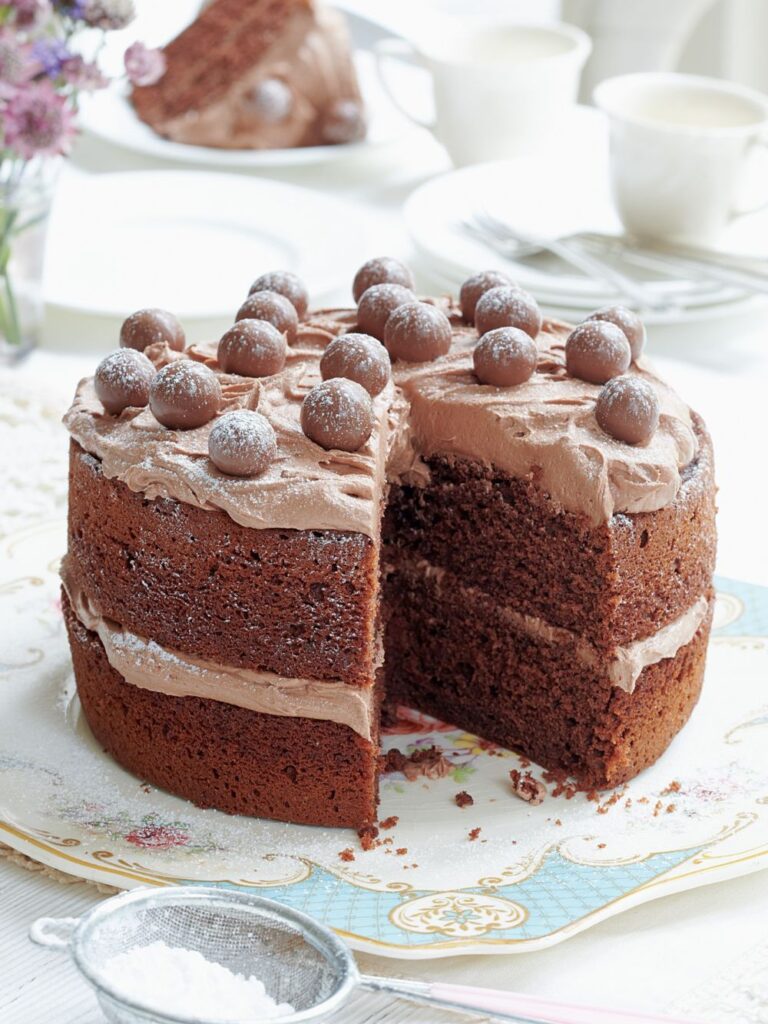 Mary Berry Malted Chocolate Cake