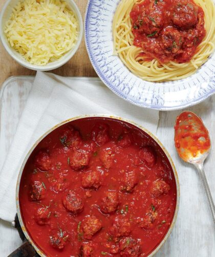 Mary Berry Meatballs in Tomato And Basil Sauce