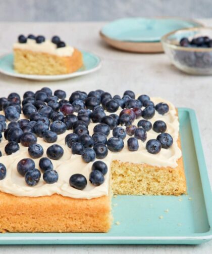 Mary Berry Blueberry Traybake