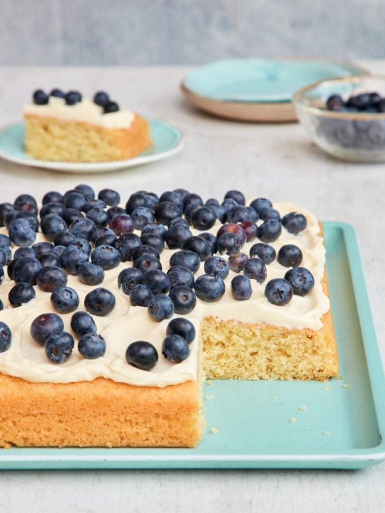 Mary Berry Blueberry Traybake