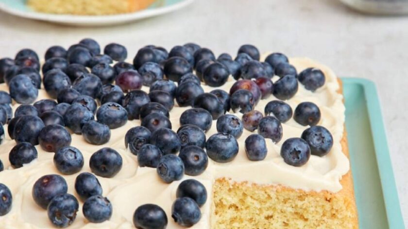 Mary Berry Blueberry Traybake