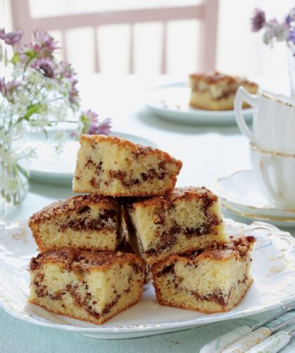 Mary Berry Pecan and Cinnamon Ripple Squares