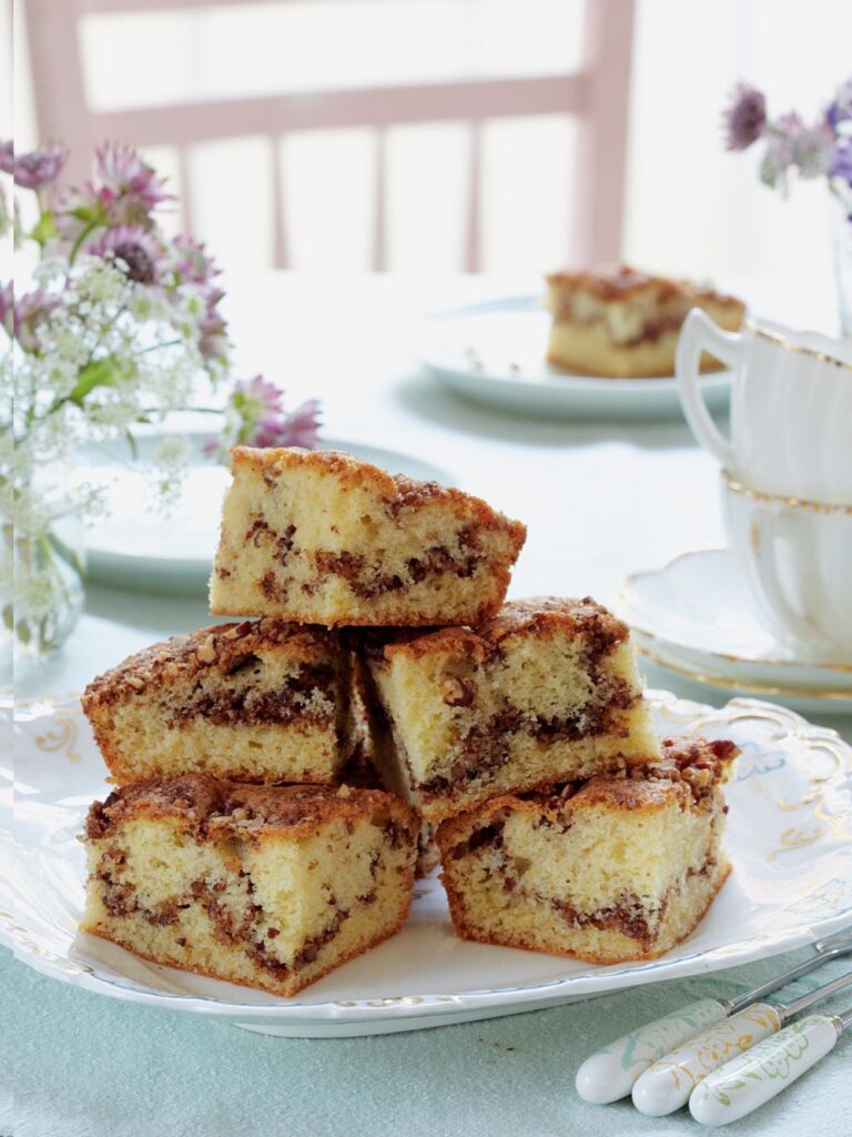 Mary Berry Pecan And Cinnamon Ripple Squares