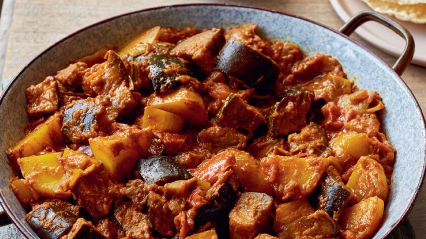 Mary Berry Aubergine Bhuna Curry