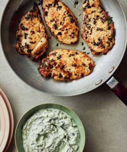 Mary Berry Chicken Escalope With Tzatziki