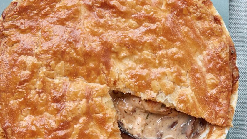 Mary Berry Chicken and Mushroom Suet Crust Pie