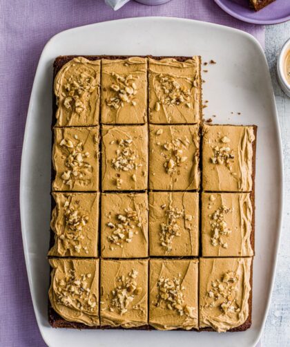 Mary Berry Coffee and Walnut Traybake