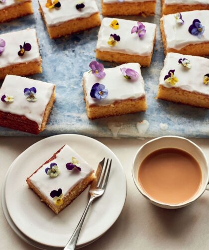 Mary Berry Elderflower and Lemon Traybake