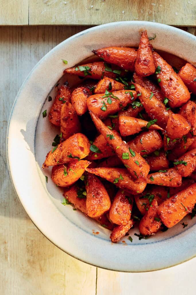 Mary Berry Harissa Roasted Chantenay Carrots