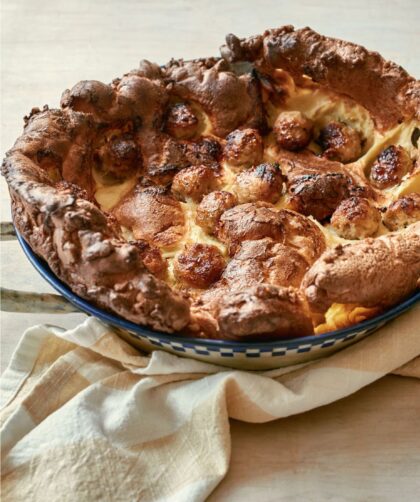 Mary Berry Meatball Toad in the Hole